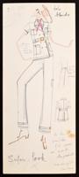 Karl Lagerfeld Fashion Drawing - Sold for $1,560 on 04-18-2019 (Lot 13).jpg